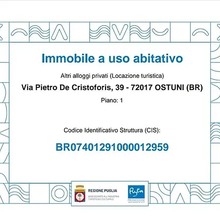 Casa Pascal Immobile Singolo Con Terrazza Privata Ostuni